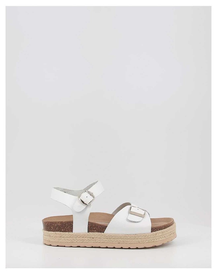 Nina Obi Shoes | Sandalias Obi Shoes 801-He-Tal Blanco