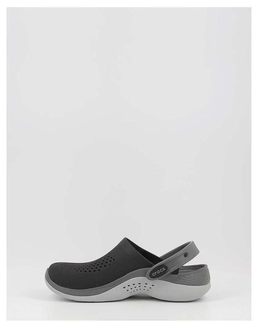 Hombre Crocs | Chanclas Crocs Literide 360 Clog Negro