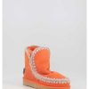 Mujer Mou | Botas Mou Eskimo 18 Glitter Logo Apor Naranja