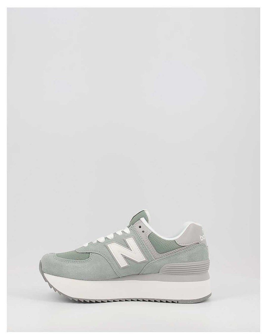 Mujer New Balance | Zapatillas New Balance Wl574Zsg Verde