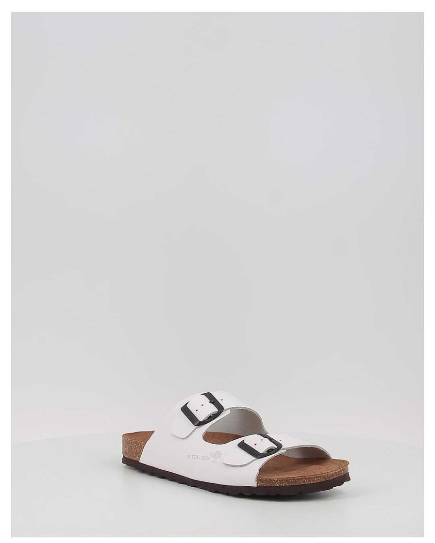 Mujer Interbios | Sandalias Interbios 7206 Blanco