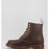 Hombre Dr. Martens | Botas Dr. Martens 1460 Crazy Horse Marron