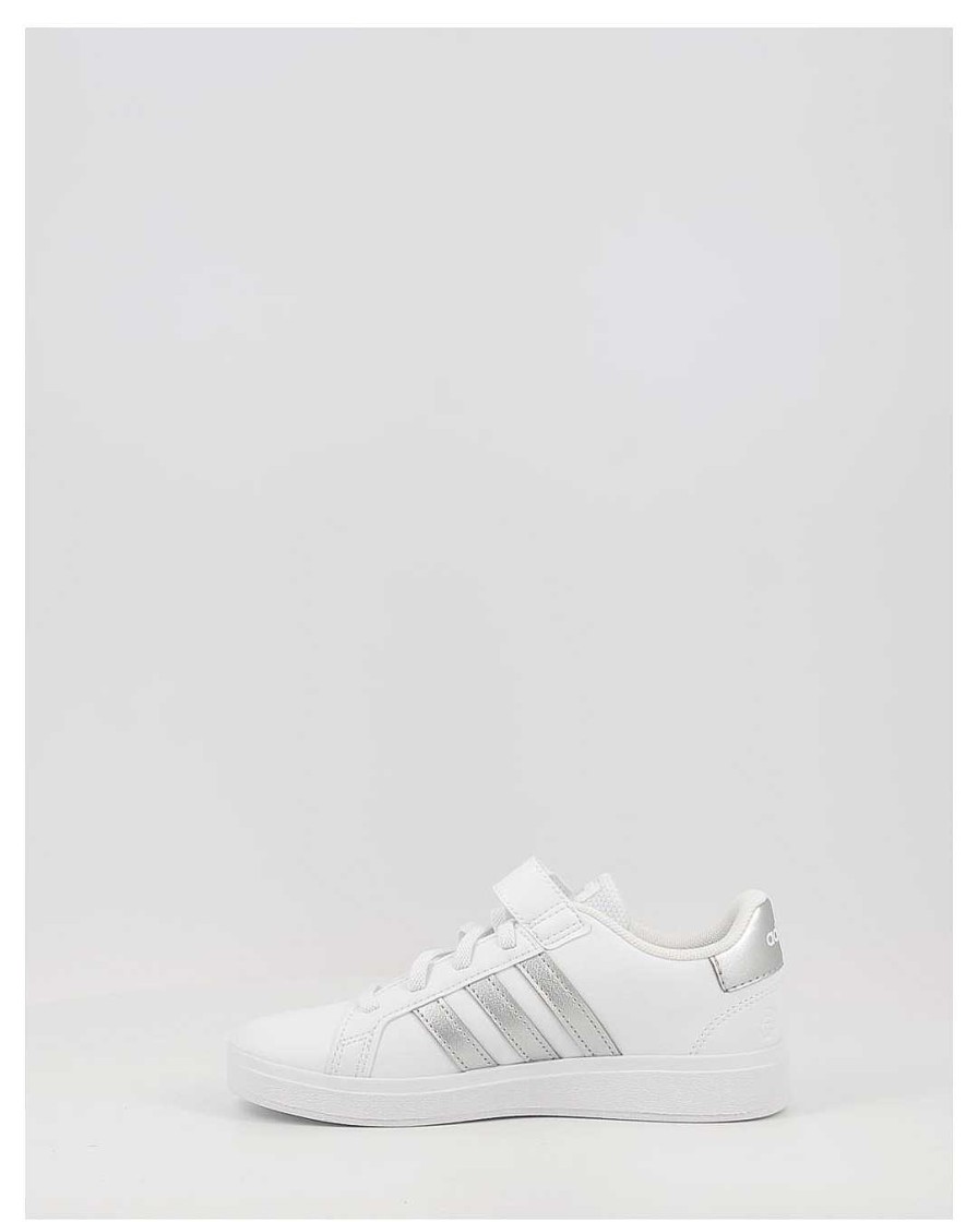 Nina Adidas | Zapatillas Adidas Grand Court 2.0 El Gw6516 Blanco