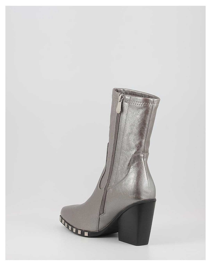 Mujer Noa Harmon | Botas Noa Harmon Ivette 9095 Plata