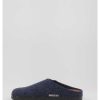 Hombre Birkenstock | Zapatillas De Casa Birkenstock Zermatt Standard Azul