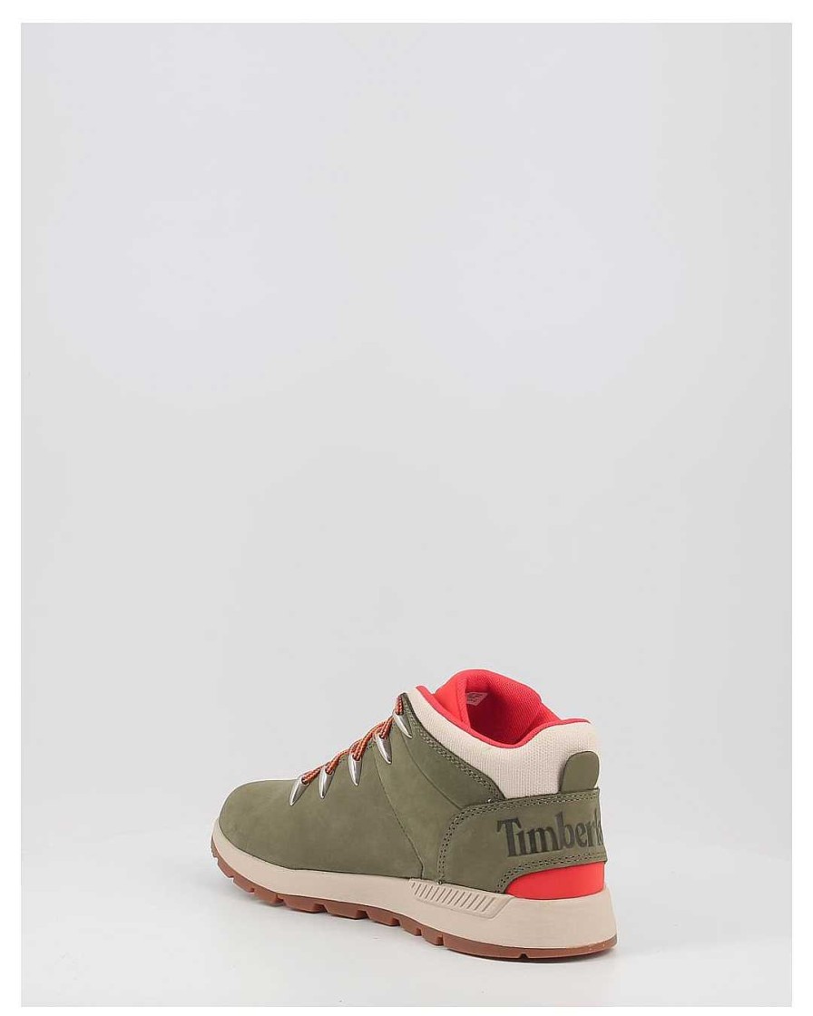 Nino Timberland | Botines Timberland Sprint Trekker Mid Verde