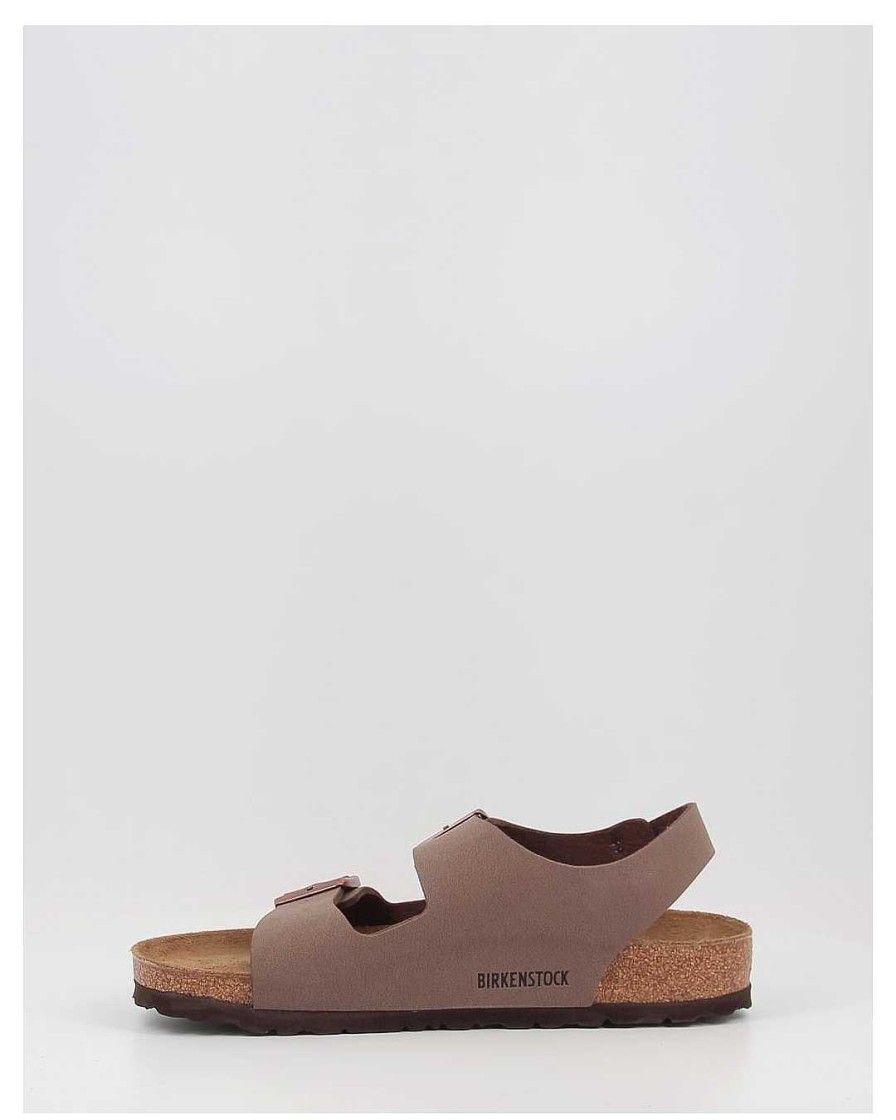 Hombre Birkenstock | Sandalias Birkenstock Milano Bfbc Marron