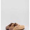 Mujer Birkenstock | Zuecos Birkenstock Boston Vl Latte Cream Taupe