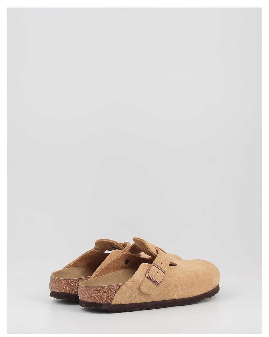 Mujer Birkenstock | Zuecos Birkenstock Boston Vl Latte Cream Taupe