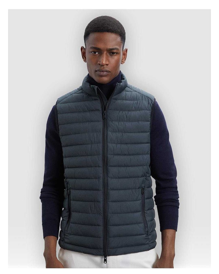 Complementos Ecoalf | Plumiferos Ecoalf Cardiffalf Vest Man Verde