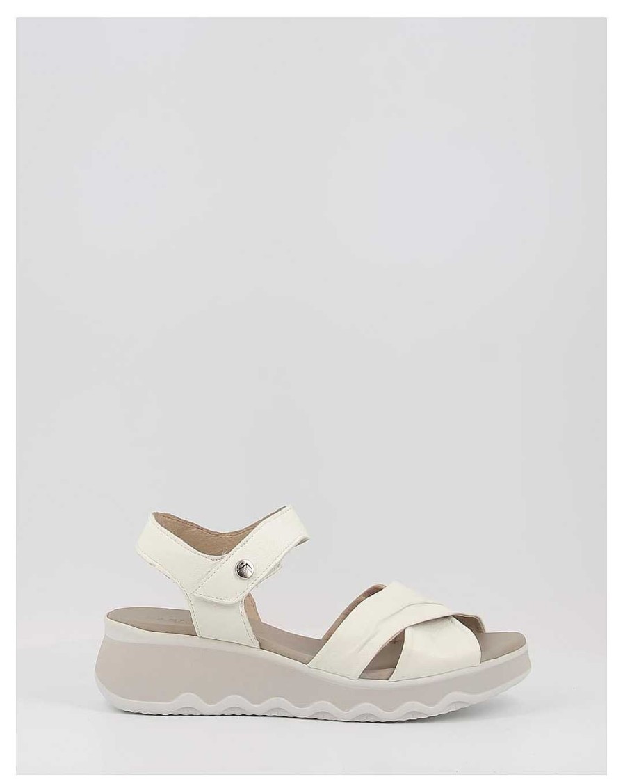 Mujer Paula Urban | Sandalias Paula Urban 5-409 Blanco