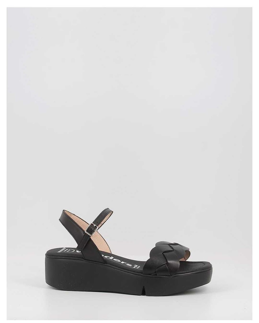 Mujer Wonders | Sandalias Wonders B-7931 Negro