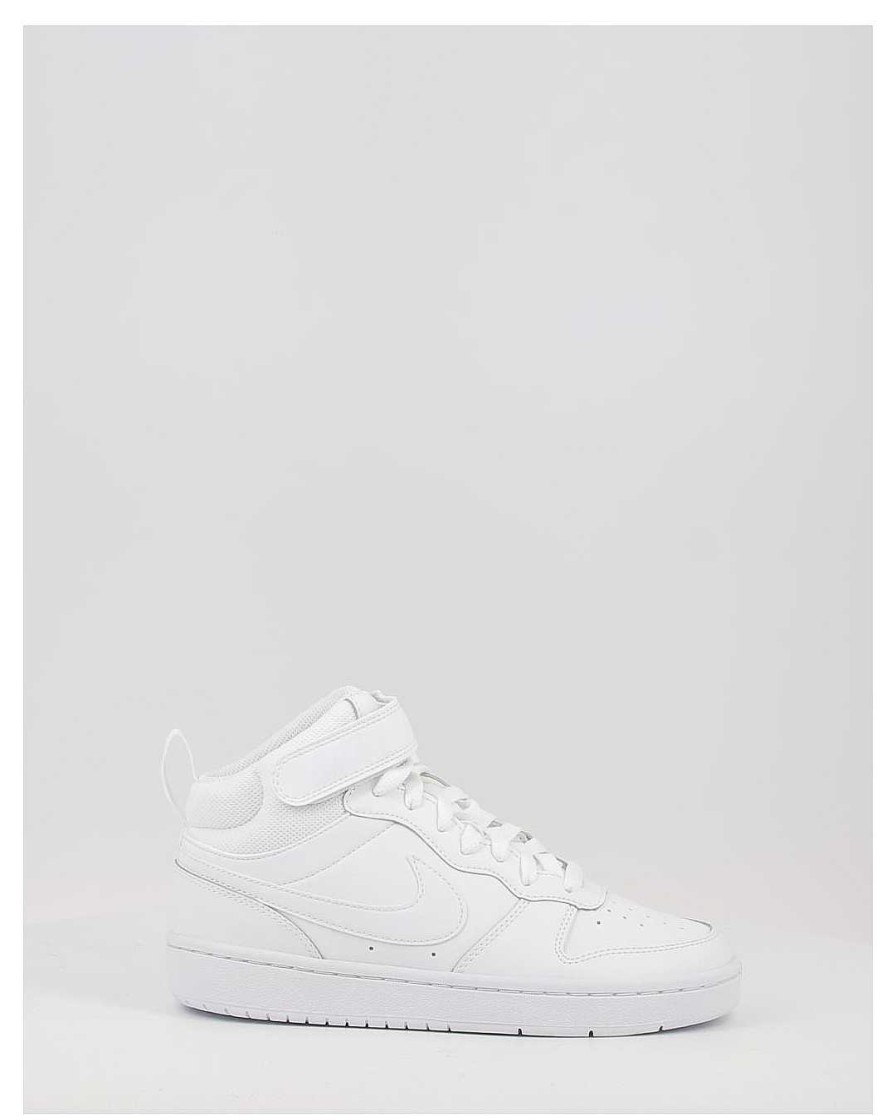 Nino Nike | Zapatillas Nike Court Borough Mid Cd7782-100 Blanco