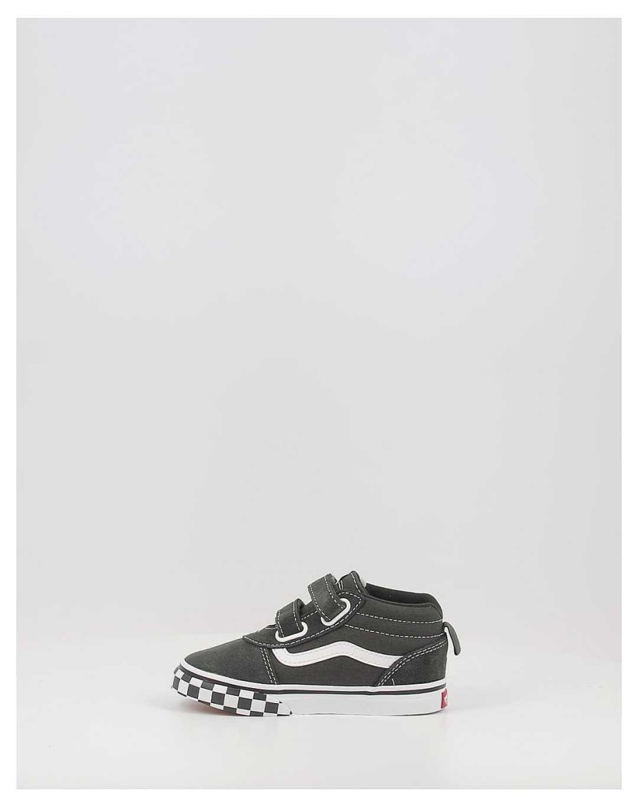 Nino Vans | Zapatillas Vans Td Ward Mid V Check Bumper Unexplored Gris