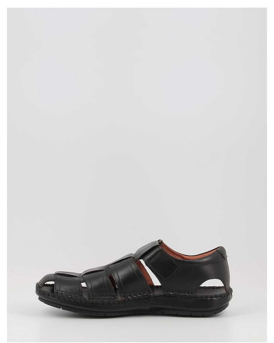 Hombre Pikolinos | Sandalias Pikolinos Tarifa 06J-5433 Negro