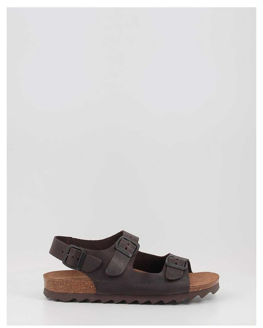 Hombre Interbios | Sandalias Interbios 9567-Sm Marron