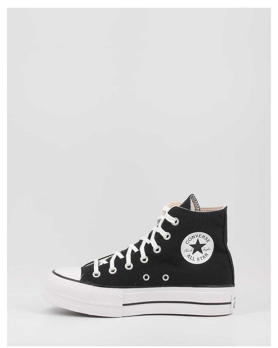 Mujer Converse | Zapatillas Converse Ctas Lift Hi 560845C Negro