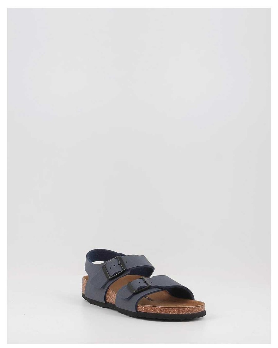 Nino Birkenstock | Sandalias Birkenstock New York Kids Bfbc Azul