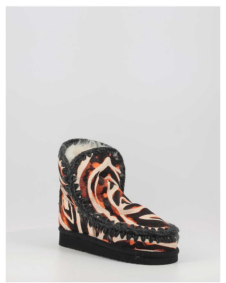 Mujer Mou | Botas Mou Eskimo 18 Ponyskin Zebwor Animal Print