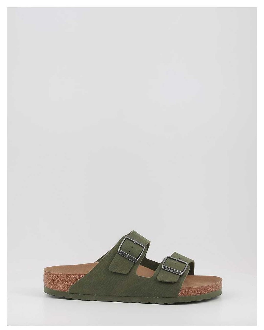 Hombre Birkenstock | Sandalias Birkenstock Arizona Syn Veg Verde