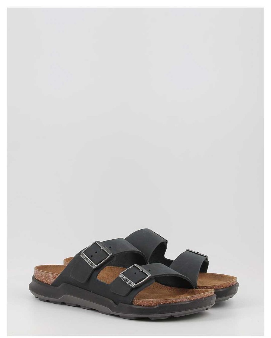 Hombre Birkenstock | Sandalias Birkenstock Arizona Ct Negro