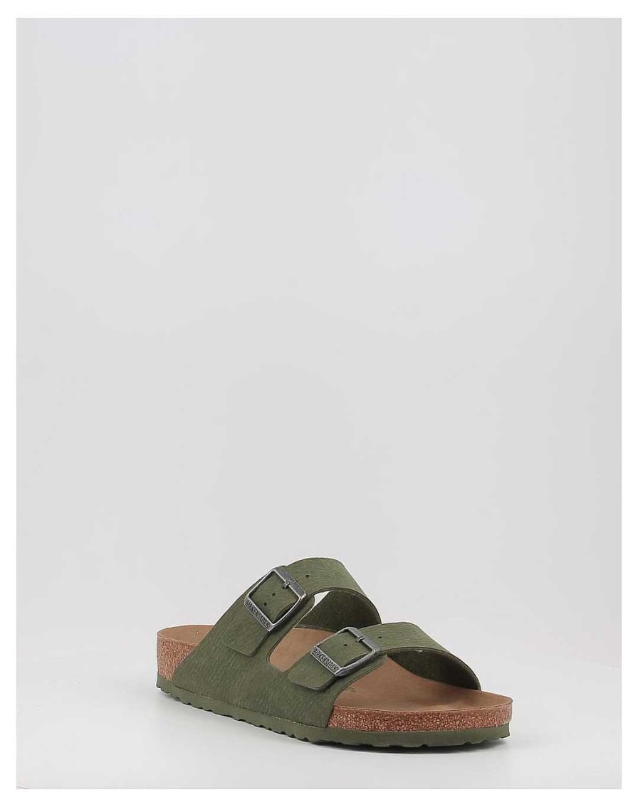 Hombre Birkenstock | Sandalias Birkenstock Arizona Syn Veg Verde