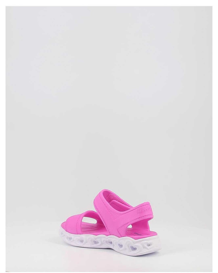 Nina Skechers | Sandalias Skechers Foamies: Heart Lights Sandal -Always 308045L Rosa