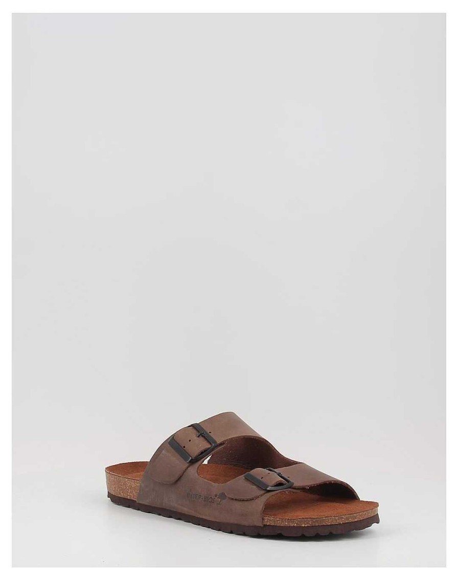 Hombre Interbios | Sandalias Interbios 9560 Taupe