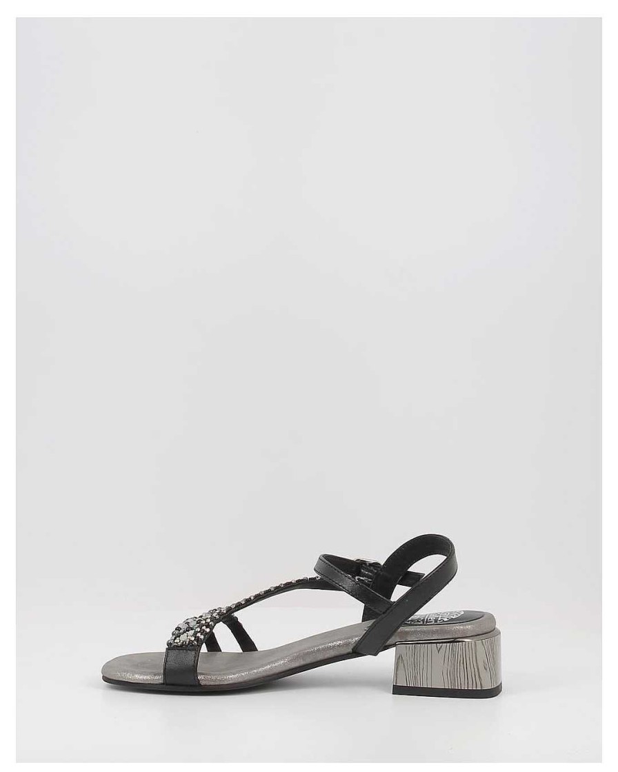 Mujer St. Gallen | Sandalias St. Gallen Olbia Negro