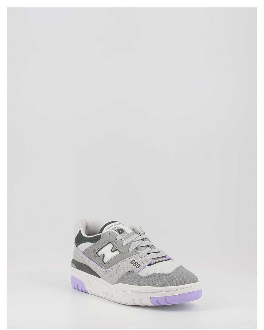 Mujer New Balance | Zapatillas New Balance Bbw550Fa Gris