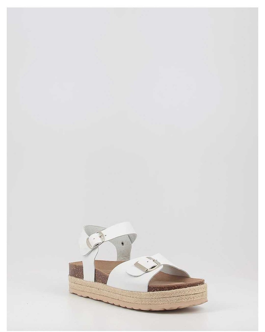 Nina Obi Shoes | Sandalias Obi Shoes 801-He-Tal Blanco