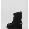 Mujer Mou | Botas Mou Inner Wedge Short Big Metal Logo Negro