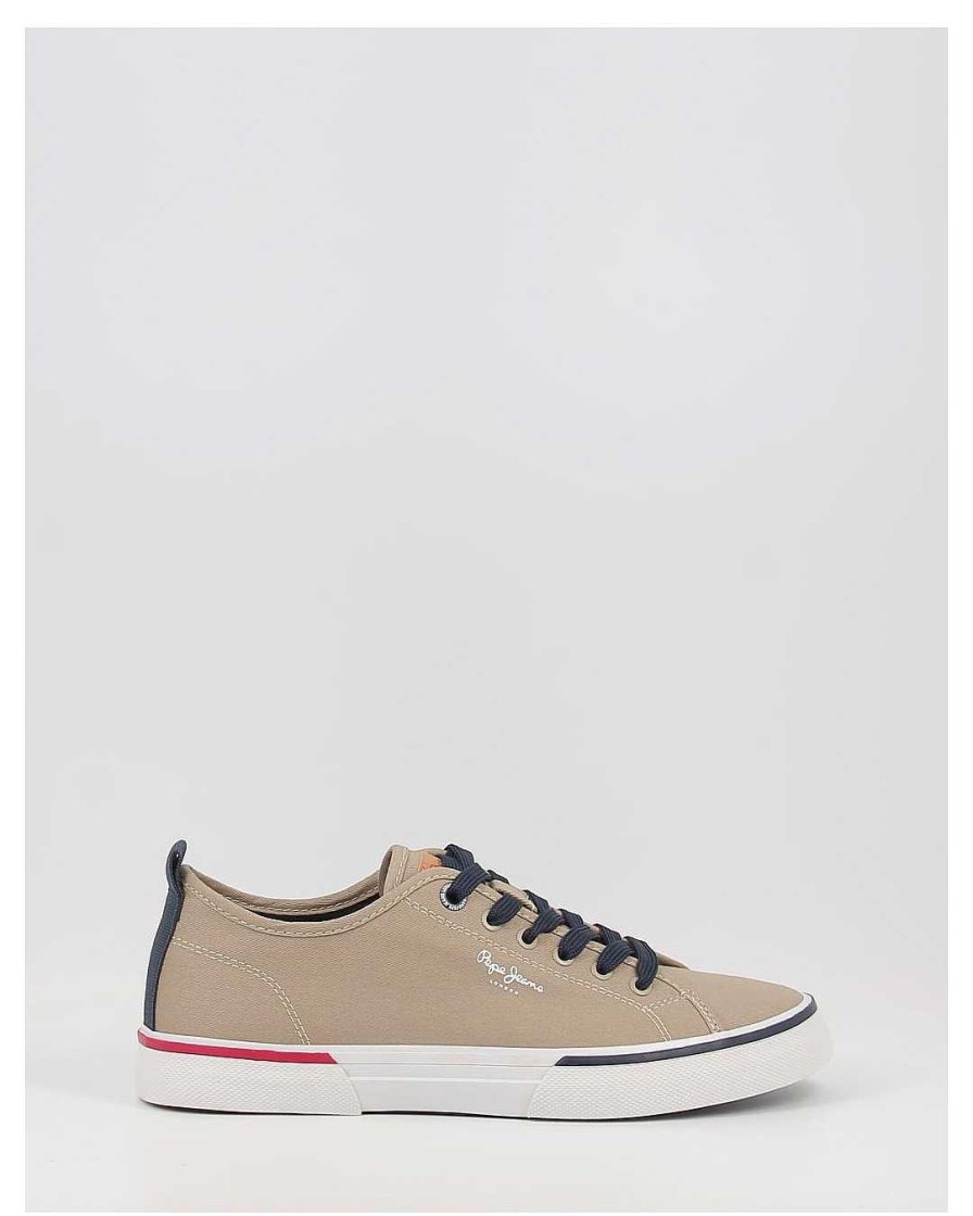 Hombre Pepe Jeans | Zapatillas Pepe Jeans Kenton Smart 22 Pms30811 Beig