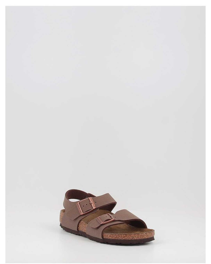 Nino Birkenstock | Sandalias Birkenstock New York Kids Bfbc Marron