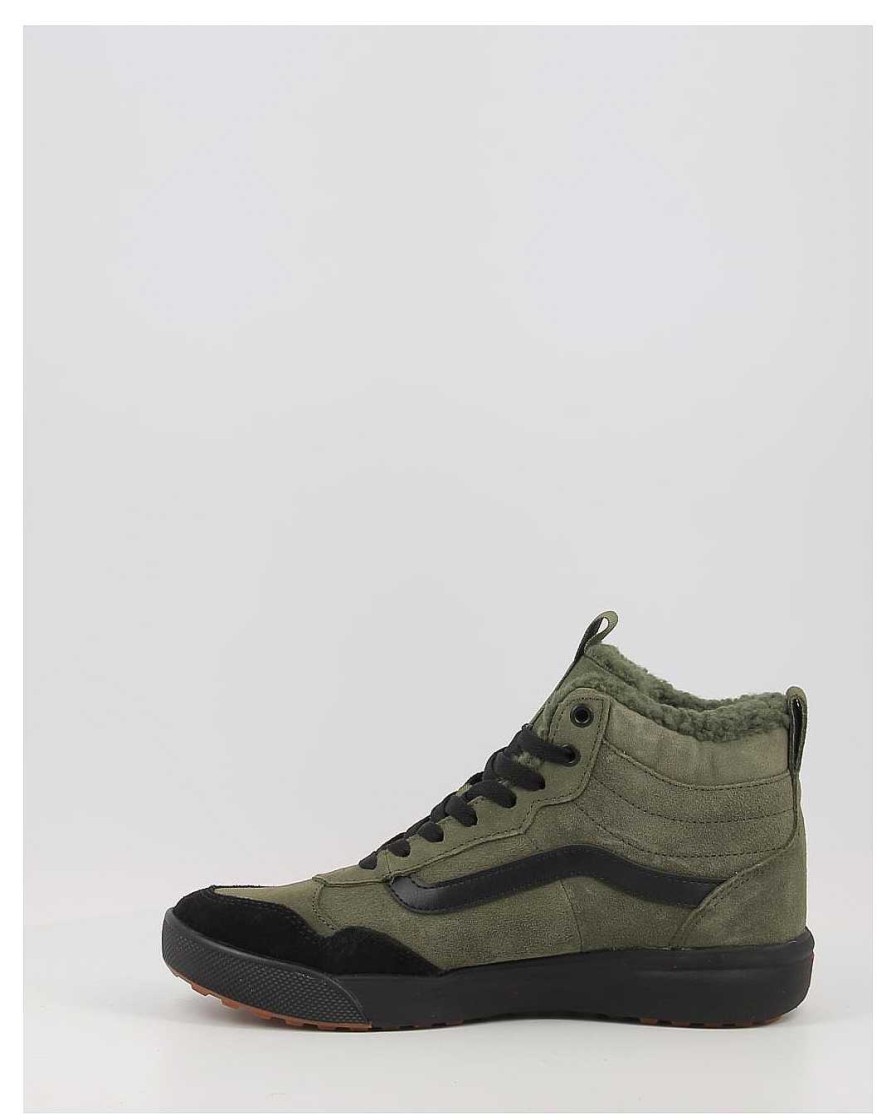 Hombre Vans | Zapatillas Vans Mn Range Exp Hi Vansguard Sherpa Verde