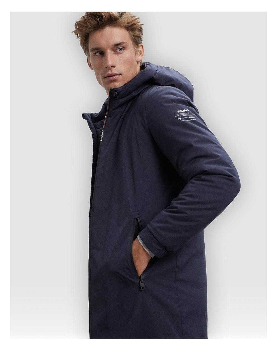 Complementos Ecoalf | Plumiferos Ecoalf Pasualf Jacket Man Azul