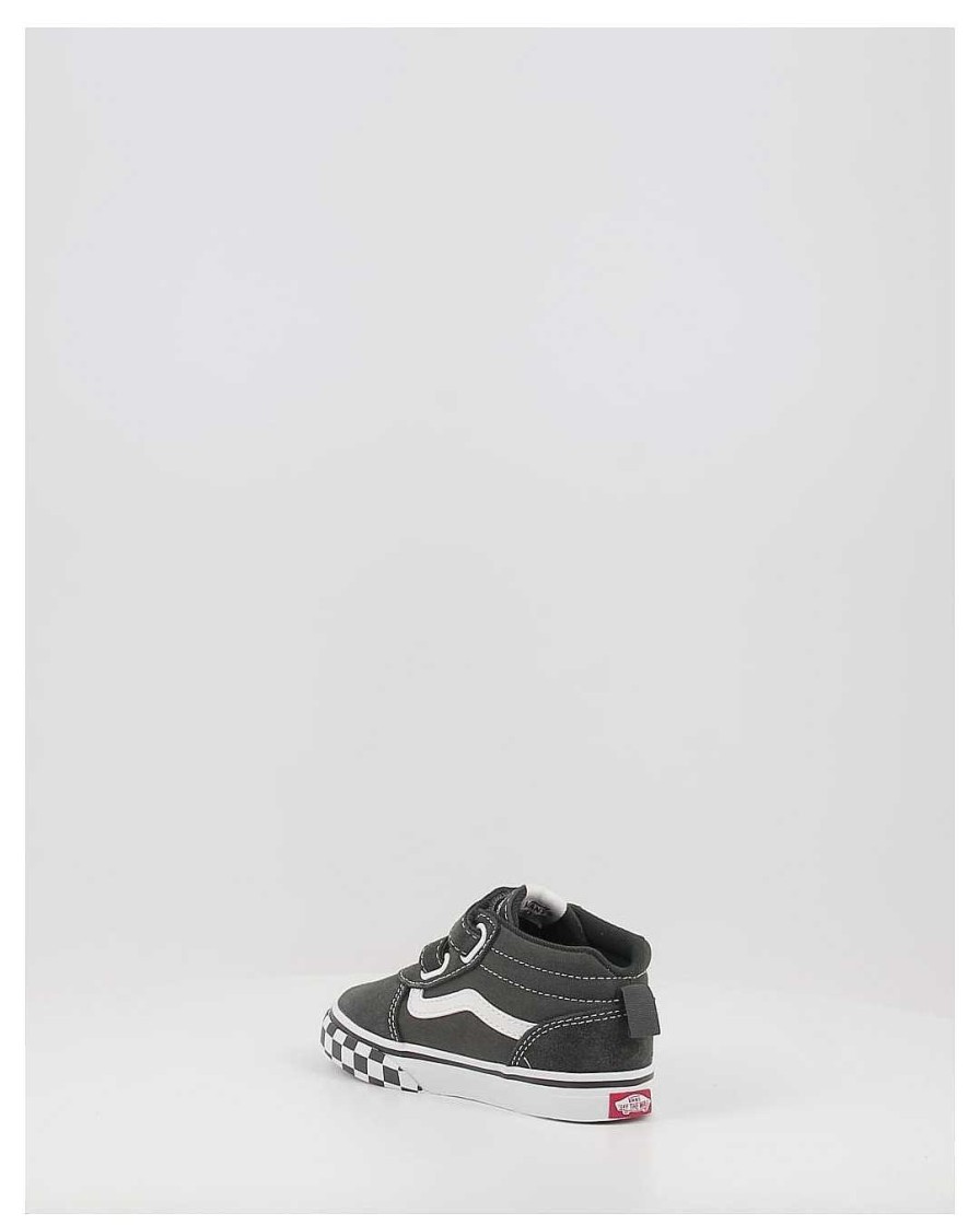 Nino Vans | Zapatillas Vans Td Ward Mid V Check Bumper Unexplored Gris