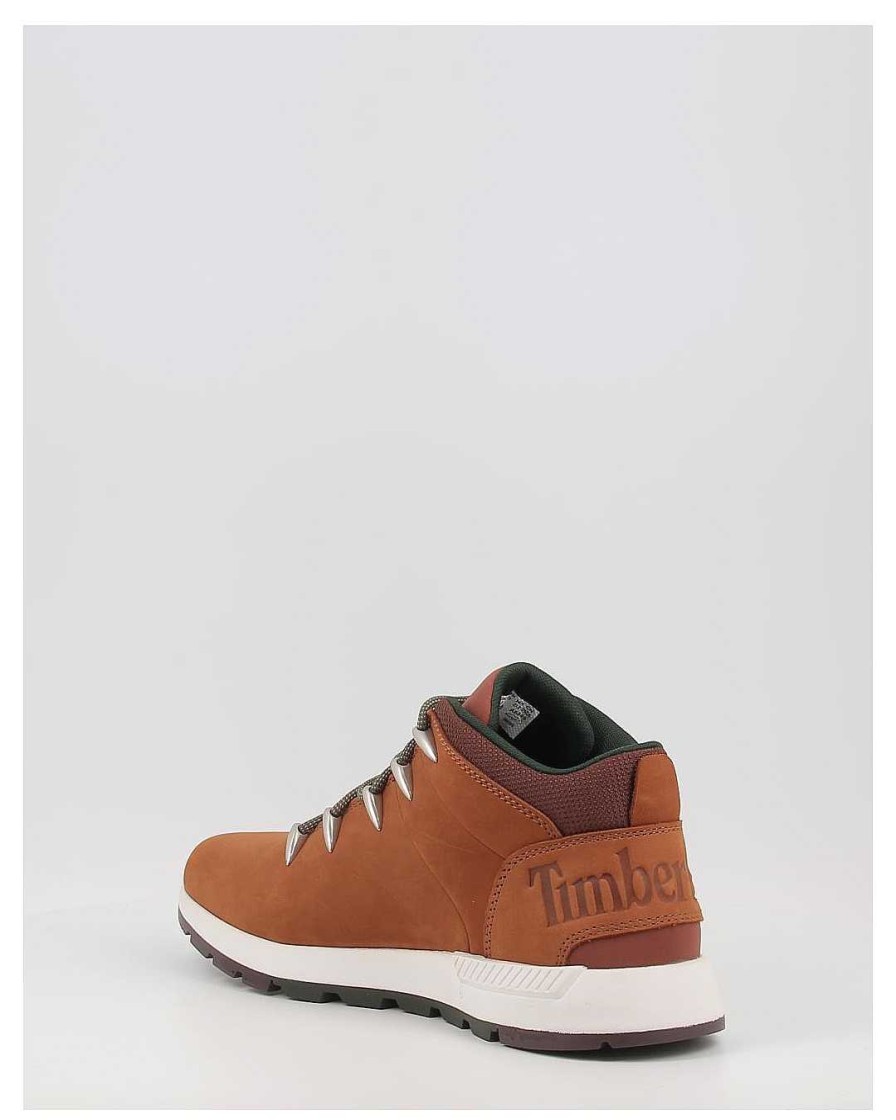 Hombre Timberland | Botines Timberland Sprint Trekker Mid Men Marron