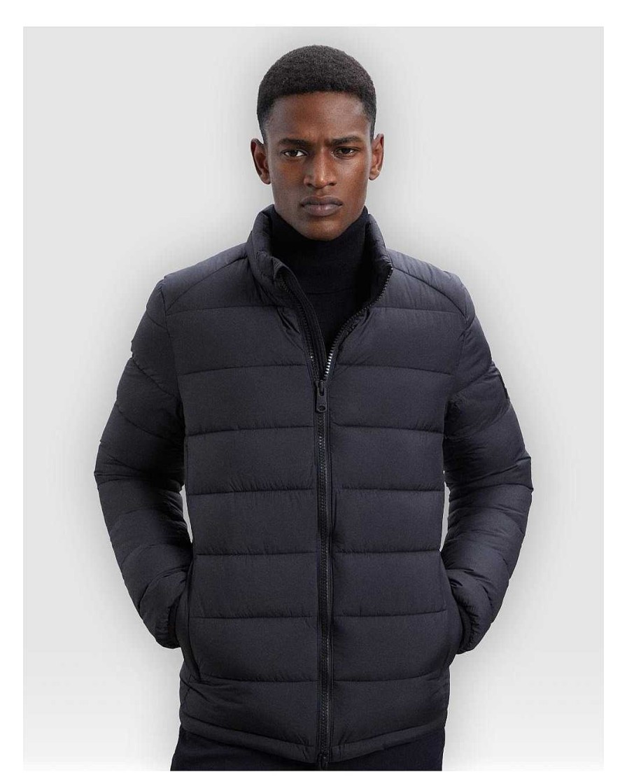 Complementos Ecoalf | Plumiferos Ecoalf Beretalf Jacket Man Negro